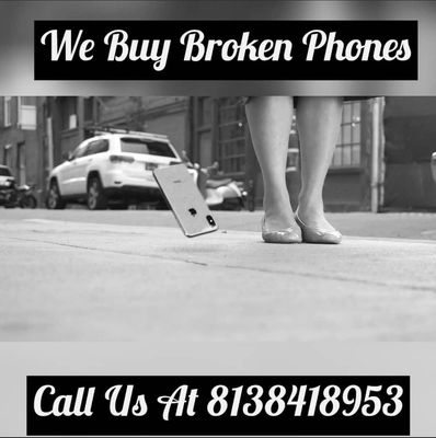 We buy iPhones in any condition call 8138418953