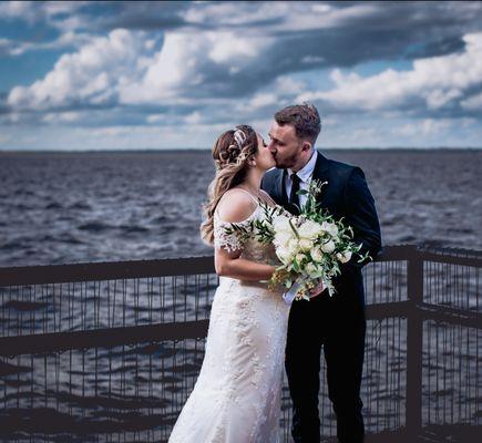 Wedding photography on the river