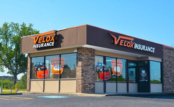 Outside view of Velox Insurance in Forest Park, GA