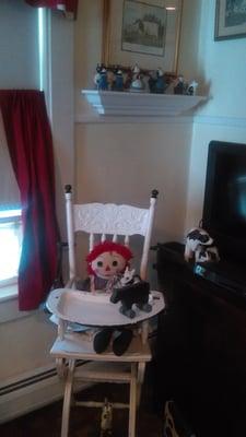 My new antique high chair