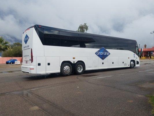 Tucson Bus Charter for large groups.