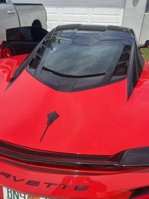 2023 red Corvette