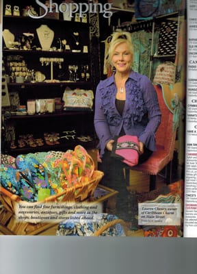 Caribbean Charm noted in the Glastonbury Book as best in shopping.