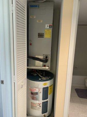 Mechanical closet was closely inspected by Mark and performed a mold test to give us peace of mind about our new investment property