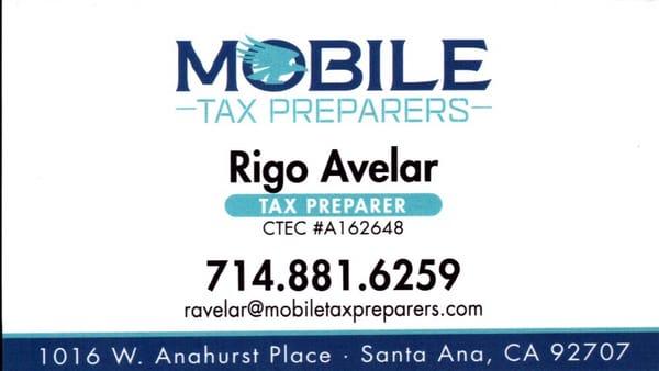 Mobile Tax Preparers