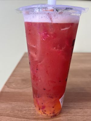 Mango dragon fruit tea