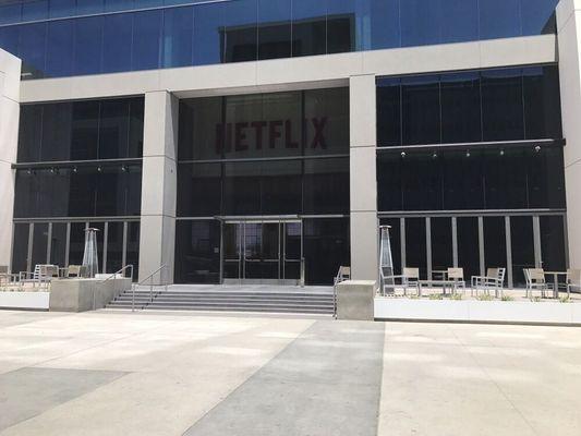 Exterior of Netflix building looking amazing!