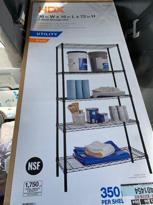 5 Shelf Storage Unit