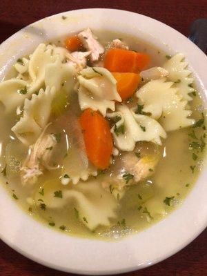 Homemade chicken soup