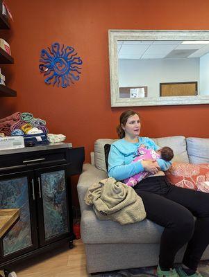 Empowered and supported - a joyful moment at our midwifery office.