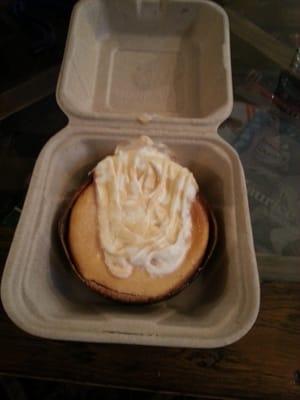 From Soul Sweets (www.Soulsweets.net). Sweet potato pie. Didn't survive the walk back to our house but it was good.