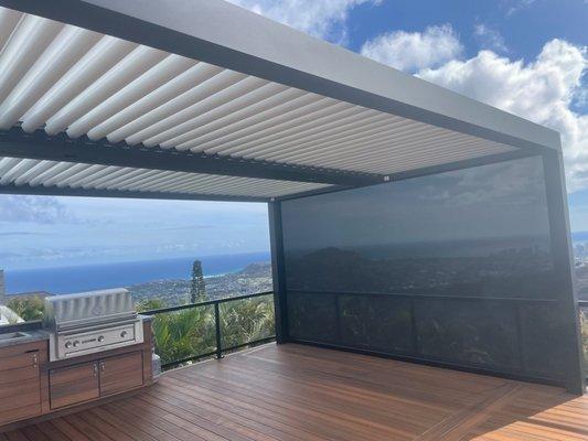 StruXure louvered roof system