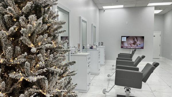 Holiday 2022. Ready for Christmas. Visit elite brow studio.