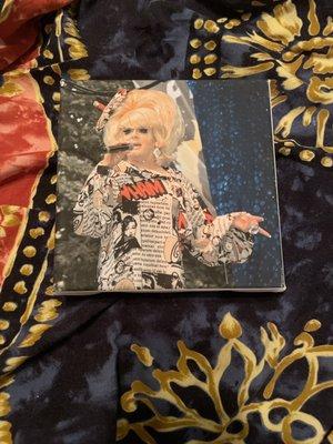 Claudia Art Studio... they had an international competition art show, and this original painted Lady Bunny is hanging in my home!