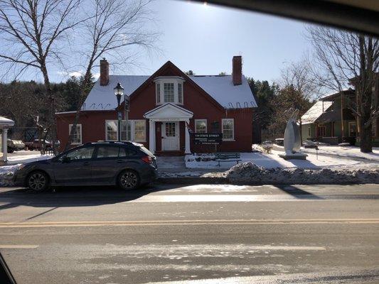 Front of this tiny visitors center.