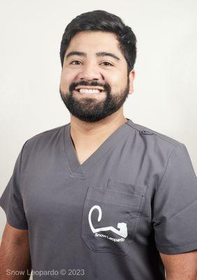 Our massage therapist, Patricio. He specializes in aromatherapy, sports massage, and lymphatic massage.