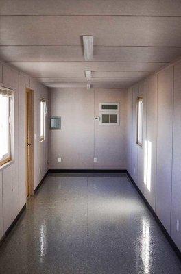 40-foot mobile office container interior