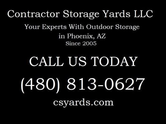 Contractor Storage Yards