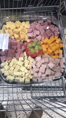 Meat and cheese tray