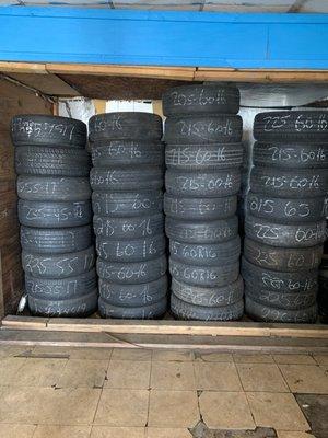 Tire stocks