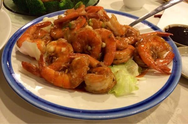 Sautéed shrimp