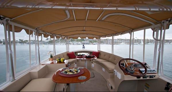 Interior of our boats