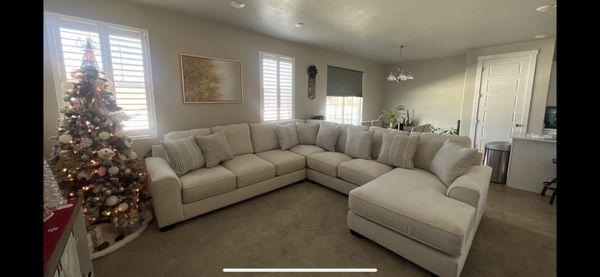 New sectional from Ashley Furniture Home store.