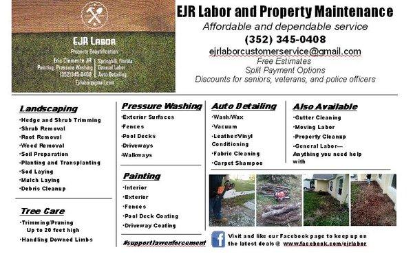 EJR Labor and Property Maintenance