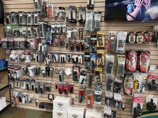 STORE INTERIOR- HANDGUN AND RIFLE MAGS