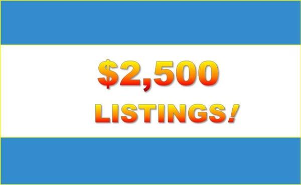 www.sellflatrate.com - $2,500 Property Listings