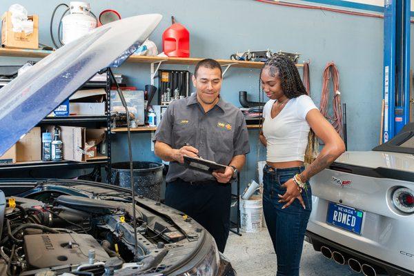 Your automotive professionals in Las Vegas! Our ASE Certified technicians provide brake work, maintenance, diagnostics, and so much more!