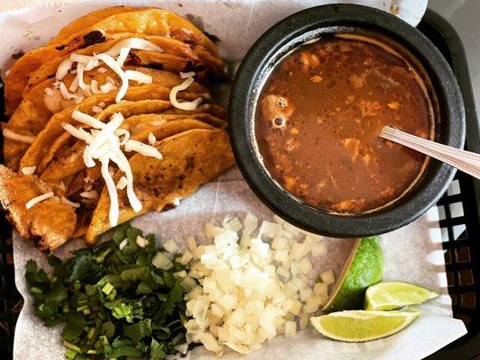 Birria tacos