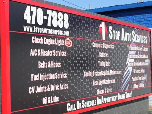 If your car needs, 1Stop Auto Shop can help.