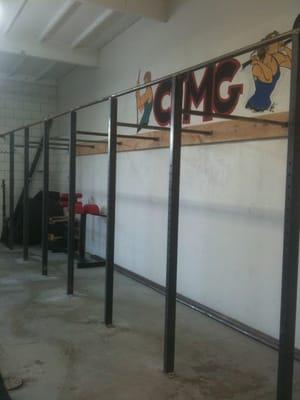 Pull-up/squat station at CrossFit Mission Gorge. Materials provided by Material Sales Inc.