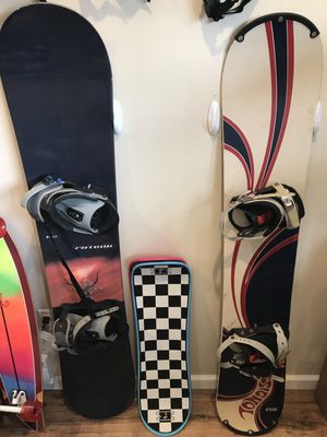 We offer snowboard services too