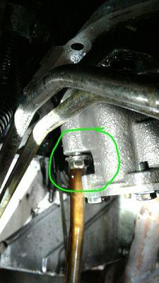 oil pump bolts loose