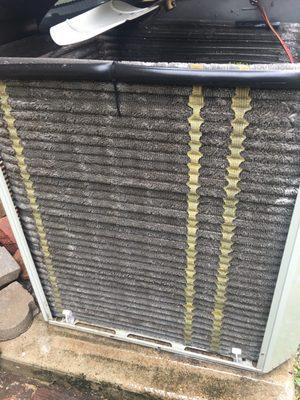 Clean condenser is a happy condenser. Schedule your maintenance service today!