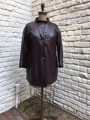 1970s BONNIE CASHIN Leather Jacket, Fabulous Color!!