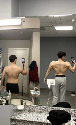 This is my back transformation for 2 years!