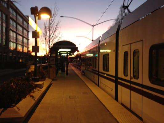 VTA Light Rail Borregas Stop