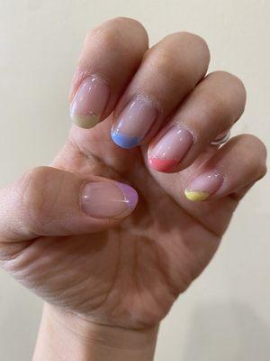 Love spring gel nail!