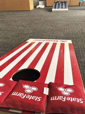 What office is complete without Cornhole?!