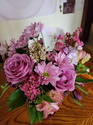 Purple/pink flowers- gorgeous!