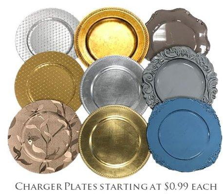 Your charger plate supplier!