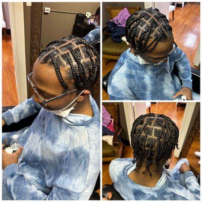 Mens box braids