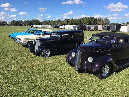 Working down at Mecum Auto Auction in Kissimmee