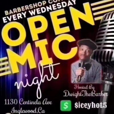 Wednesday Night Show in Inglewood... Open Mic for all Comics