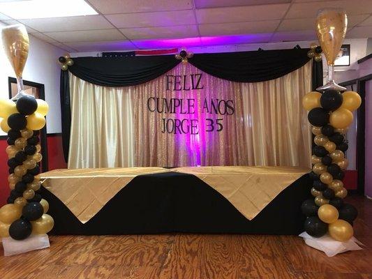 BackDrop for 35th Birthday