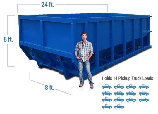 40 cubic yard dumpster