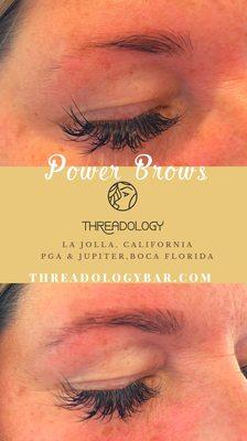 #powerbrows #hennabrows Instagram: @browsthatgowow Threading & Henna Brow Service. Last up to 14 days on skin and up to 6 weeks on hair.